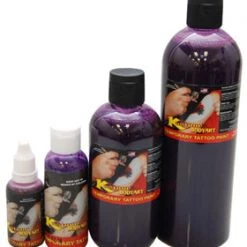 Custom Body Art Purple Airbrush Temporary Tattoo Body Paint Makeup, 8 Oz. Alcohol-Based Body Paint