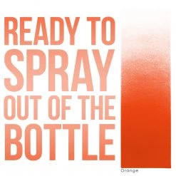 Custom Body Art Orange Airbrush Temporary Tattoo Body Paint Makeup, 1 Oz.