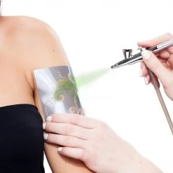 Custom Body Art Alcohol-Based Body Paint Lime Green Airbrush Temporary Tattoo Body Paint Makeup, 1 Oz. 9 Custom Body Art Alcohol-Based Body Paint Lime Green Airbrush Temporary Tattoo Body Paint Makeup, 1 Oz.