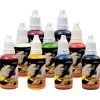 Alcohol-Based Body Paint Custom Body Art 9 Color Kit Temporary Tattoo Airbrush Paint Body Ink Set