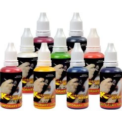 Alcohol-Based Body Paint Custom Body Art 9 Color Kit Temporary Tattoo Airbrush Paint Body Ink Set