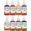 Custom Body Art 8 Primary Color Airbrush Temporary Tattoo Body Painting Set, 1 Oz. Bottles Alcohol-Based Body Paint