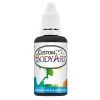 Custom Body Art Black Airbrush Face & Body Water Based Paint For Kids, 1 Oz. Water Based Body Paint
