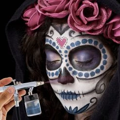 Custom Body Art Blue Airbrush Face & Body Water Based Paint For Kids, 1 Oz.