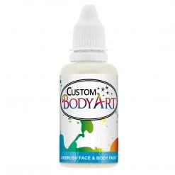 Custom Body Art White Airbrush Face & Body Water Based Paint For Kids, 1 Oz.