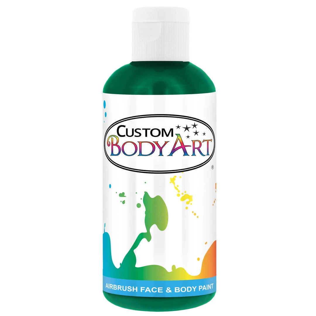 Custom Body Art Emerald Green Airbrush Face & Body Water Based Paint For Kids, 8 Oz. Water Based Body Paint 3 Custom Body Art Emerald Green Airbrush Face & Body Water Based Paint For Kids, 8 Oz. Water Based Body Paint