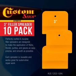 Custom Shop - 3 Inch Filler Spreaders - 10 Pack Spreaders & Filler Accessories