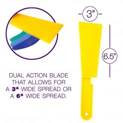 Body Filler Tools Custom Shop - Long Handle Body Filler Spatula Goop Scoop Spreader (Pack Of 2) - Autobody Dent Repair - Use For Epoxy Resins, Acrylic Paint Pouring Art