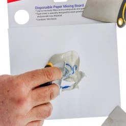 Custom Shop Multi-Layered Disposable Paper Body Filler Mixing Board Sheets - For Contamination Free Body Filler Mixing (100 Sheets) Body Filler Tools 10 Custom Shop Multi-Layered Disposable Paper Body Filler Mixing Board Sheets - For Contamination Free Body Filler Mixing (100 Sheets) Body Filler Tools