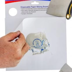 Custom Shop Multi-Layered Disposable Paper Body Filler Mixing Board Sheets - For Contamination Free Body Filler Mixing (100 Sheets) Body Filler Tools 11 Custom Shop Multi-Layered Disposable Paper Body Filler Mixing Board Sheets - For Contamination Free Body Filler Mixing (100 Sheets) Body Filler Tools