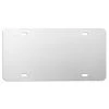 Custom Shop Blank Aluminum License Plate Tag Paint Panels, White (1 Ea) Aluminum Sign Blanks