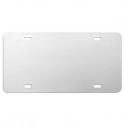 Custom Shop Blank Aluminum License Plate Tag Paint Panels, White (1 Ea) Aluminum Sign Blanks