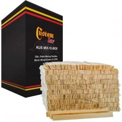 Custom Shop Sticks & Strainers Craft And Paint Sticks - 12" Inch Premium Grade Wood Stirrers / Paddles - Use For Wood Crafts - Paddle To Mix Epoxy Resin Paint - Case Of 1000 Sticks