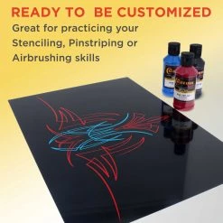 Custom Shop Black Aluminum Sign Blank Panel, 12