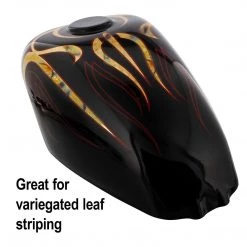 Custom Shop Sr2165 Variegated Ribbon Leaf Blue Leaf Roll - 1/2