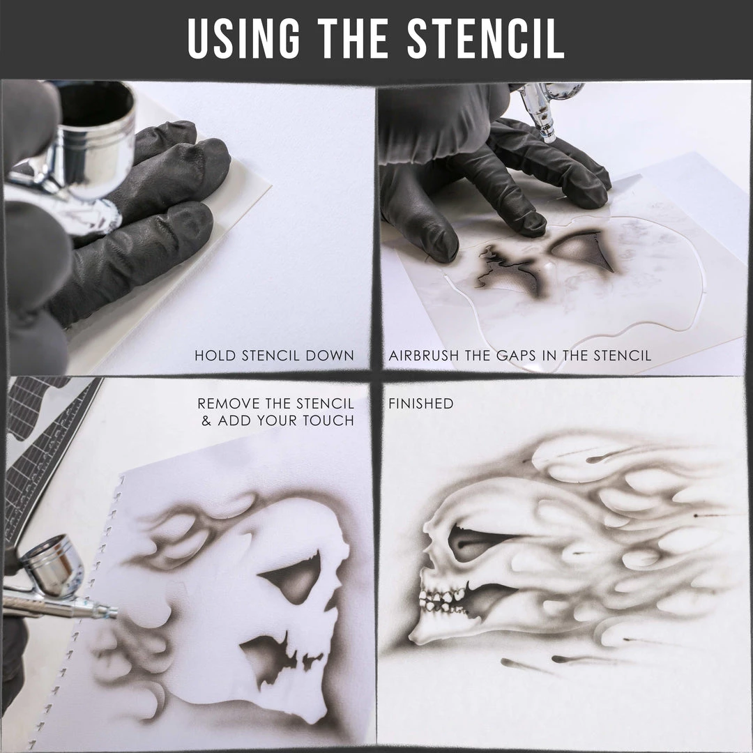 Custom Shop Stencils Complete Live Fire Set Includes 3 Sizes Of All 4 Flame Elements 5 Custom Shop Stencils Complete Live Fire Set Includes 3 Sizes Of All 4 Flame Elements