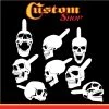 Custom Shop Airbrush Stencil Skull Design Set #9 (8 Different Mini Skull Designs) - 8 Laser Cut Reusable Templates Stencils