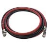 Master Pro Series 12 Foot Air And Fluid Hose Assembly Set With 3/8" NPS Air And 1/4" NPS Fluid Fittings For Spray Guns, Paint Pressure Pot Tanks, HD Pressure Pots