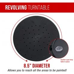 Master Airbrush Portable Hobby Airbrush Paint Spray Booth Kit With LED Lights, Turntable, Powerful Exhaust Fan With Filter & Extension Hose - Spray Painting Projects Airbrush Spray Booths