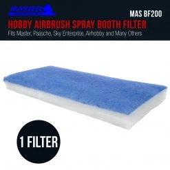 Master Airbrush Airbrush Spray Booths Filter Set For Portable Airbrush Spray Booth That Fits Master, Paasche, Sky Enterprise, Air Hobby And More