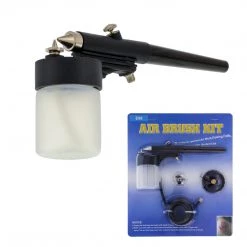 Master Airbrush Master Economy E98 Single-Action External Mix Siphon Feed Airbrush With Fine Tip, Attached 3/4 Oz Jar & 5 Ft. Air Hose