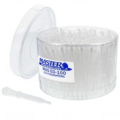 Master Airbrush 100-Pack - Plastic Pipette Eyedroppers For Liquid Transfer And Airbrush Paint
