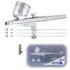 G222 Pro Set Master Airbrush With 3 Nozzle Sets (0.2, 0.3 & 0.5mm Needles, Fluid Tips And Air Caps) - Dual-Action Gravity Feed Airbrush, 1/3 Oz. Cup