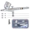 Master Airbrush G233 Airbrush Pro Set With 3 Nozzle Sets (0.2, 0.3 & 0.5mm Needles, Fluid Tips & Air Caps) - Dual-Action Gravity Feed With 1/3oz Cup & Cutaway Handle 2 Master Airbrush G233 Airbrush Pro Set With 3 Nozzle Sets (0.2, 0.3 & 0.5mm Needles, Fluid Tips & Air Caps) - Dual-Action Gravity Feed With 1/3oz Cup & Cutaway Handle