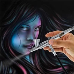 Master Airbrush Master Performance G26 Multi-Purpose Precision Dual-Action Gravity Feed Airbrush, 0.2 Mm Tip, 1/16 Oz Cup & Cutaway Handle Gravity Feed Airbrushes