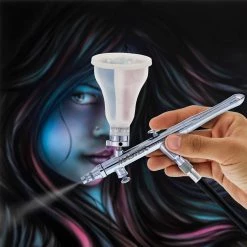 Master Airbrush Gravity Feed Airbrushes Master Hi-Flow G30 All-Purpose Precision Dual-Action Gravity Feed Airbrush With 0.5 Mm Tip & 4 Chamber Cup