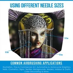 Master Airbrush G344 Multi-Purpose Dual-Action Gravity Feed Airbrush With 3 Nozzle Sets (0.2, 0.3 & 0.5mm Needles, Fluid Tips And Air Caps) 1/16 Oz. Fluid Cup 13 Master Airbrush G344 Multi-Purpose Dual-Action Gravity Feed Airbrush With 3 Nozzle Sets (0.2, 0.3 & 0.5mm Needles, Fluid Tips And Air Caps) 1/16 Oz. Fluid Cup