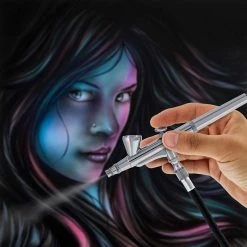 Master Airbrush Gravity Feed Airbrushes G34 Multi-Purpose Dual-Action Gravity Feed Airbrush With A 0.3mm Tip And 1/16 Oz. Fluid Cup - User Friendly