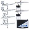 Master Airbrush Master G64 Studio Airbrush Set With 6 Different Airbrush Models (2 Gravity Feed, 3 Siphon Feed, 1 Side Feed)