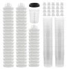Master Pro Master Paint System MPS Disposable Paint Spray Gun Cup Liners And Lid System, 50 Pack Mini Size 6 Ounce (180ml) Kit MPS Cups & Liners