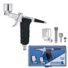 Master Airbrush Side Feed Airbrushes Master Performance SB80 Multi-Purpose Fixed Dual-Action Side Feed Pistol Trigger Airbrush, 0.3 Mm Tip, 1/6 & 1/3 Oz Cups