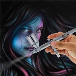 Master Airbrush SB88 Pro Set Dual-Action Side Feed Airbrush Kit With 3 Nozzle Sets (0.3, 0.5 & 0.8mm) Needles, Fluid Tips And Air Caps), 1/2 Oz. Gravity Cup, Guide Side Feed Airbrushes 13 Master Airbrush SB88 Pro Set Dual-Action Side Feed Airbrush Kit With 3 Nozzle Sets (0.3, 0.5 & 0.8mm) Needles, Fluid Tips And Air Caps), 1/2 Oz. Gravity Cup, Guide Side Feed Airbrushes