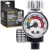 Master Pro High Flow Spray Gun Air Pressure Regulator With Gauge, 0 To 140 PSI - Air Flow Control Adjusting Valve For Air Tools Air Valves & Regulators