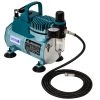 Master Airbrush TC-40 - Cool Runner Professional High Performance Single-Piston Airbrush Air Compressor With 2 Holders, Regulator, Gauge, Water Trap Filter & Air Hose