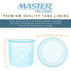 Master Pro 2.8 Gallon Paint Pressure Pot Tank Liners, Pack Of 48 - Disposable Liners That Fit Most 2.5 To 2.8 Gallon Tanks, TCP Global Models Pressure Pots 9 Master Pro 2.8 Gallon Paint Pressure Pot Tank Liners, Pack Of 48 - Disposable Liners That Fit Most 2.5 To 2.8 Gallon Tanks, TCP Global Models Pressure Pots