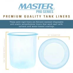 Master Pro 5 Gallon Paint Pressure Pot Tank Liners, Pack Of 48 - Disposable Liners That Fit Most 5 Gallon Tanks, TCP Global Models - Pail Bucket Liner 9 Master Pro 5 Gallon Paint Pressure Pot Tank Liners, Pack Of 48 - Disposable Liners That Fit Most 5 Gallon Tanks, TCP Global Models - Pail Bucket Liner