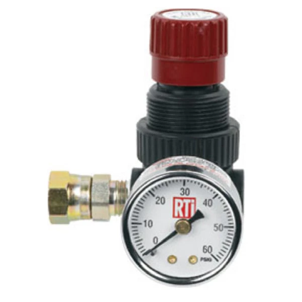 Reading Technologies, Inc. New Rti Paint Spray Gun Air Regulator-Micrometer With Gauge HVLP Auto Car Trap Air Valves & Regulators 3 Reading Technologies, Inc. New Rti Paint Spray Gun Air Regulator-Micrometer With Gauge HVLP Auto Car Trap Air Valves & Regulators