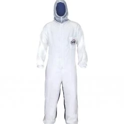 SAS Safety Corp. Moonsuit Nylon Front/Cotton Back Coverall, Medium Paint Suits