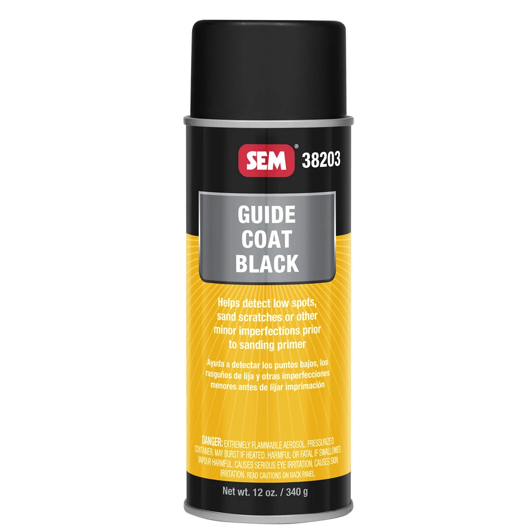 SEM Guide Coat Black Autobody Visual Guide For A Uniform Surface, 12 Oz. Aerosol 3 SEM Guide Coat Black Autobody Visual Guide For A Uniform Surface, 12 Oz. Aerosol