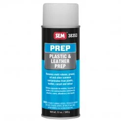 SEM Plastic & Leather Prep, Removes Contaminants, 16 Oz. Aerosol Vinyl & Plastic Cleaners