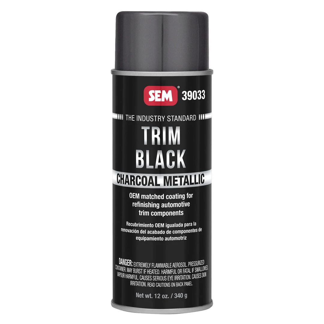 SEM Charcoal Trim Metallic Acrylic Coating, Restore Faded Or Peeling Trim, 12 Oz. Aerosol 3 SEM Charcoal Trim Metallic Acrylic Coating, Restore Faded Or Peeling Trim, 12 Oz. Aerosol
