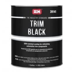 SEM Trim Black Acrylic Coating, Restore Faded Or Peeling Trim, 1 Gallon