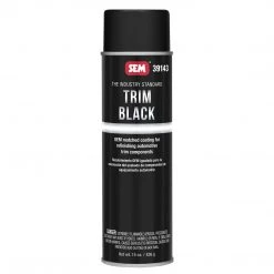 SEM Bumpers & Trim Trim Black Acrylic Coating, Restore Faded Or Peeling Trim, 15 Oz. Aerosol