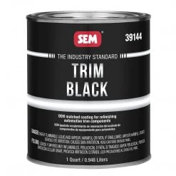 SEM Trim Black Acrylic Coating, Restore Faded Or Peeling Trim, 1 Quart
