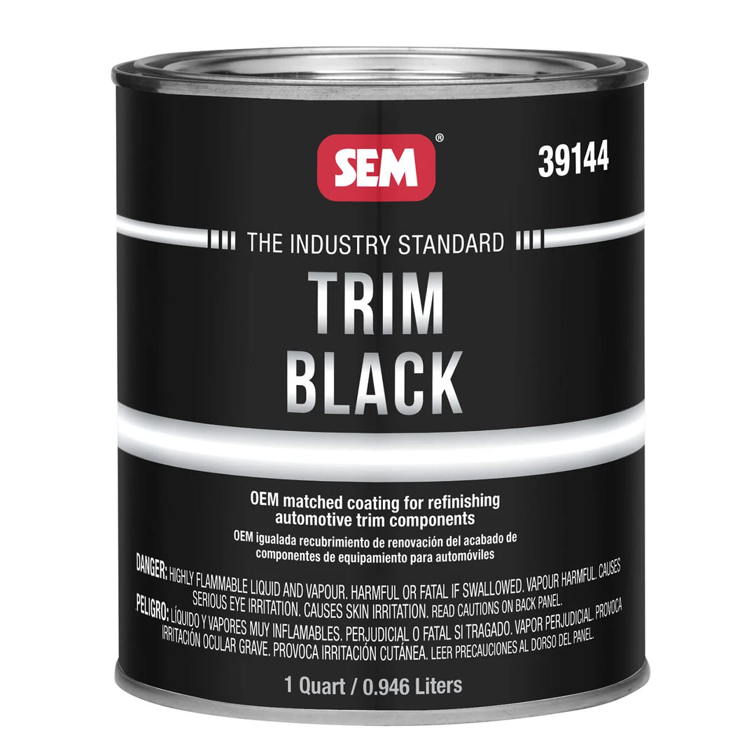 SEM Trim Black Acrylic Coating, Restore Faded Or Peeling Trim, 1 Quart 3 SEM Trim Black Acrylic Coating, Restore Faded Or Peeling Trim, 1 Quart