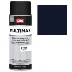 SEM Enamel Paint Promax - General Purpose Enamel, Flat Black, 16 Oz. Aerosol